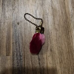 Vintage Brass Rabbit Foot Keychain